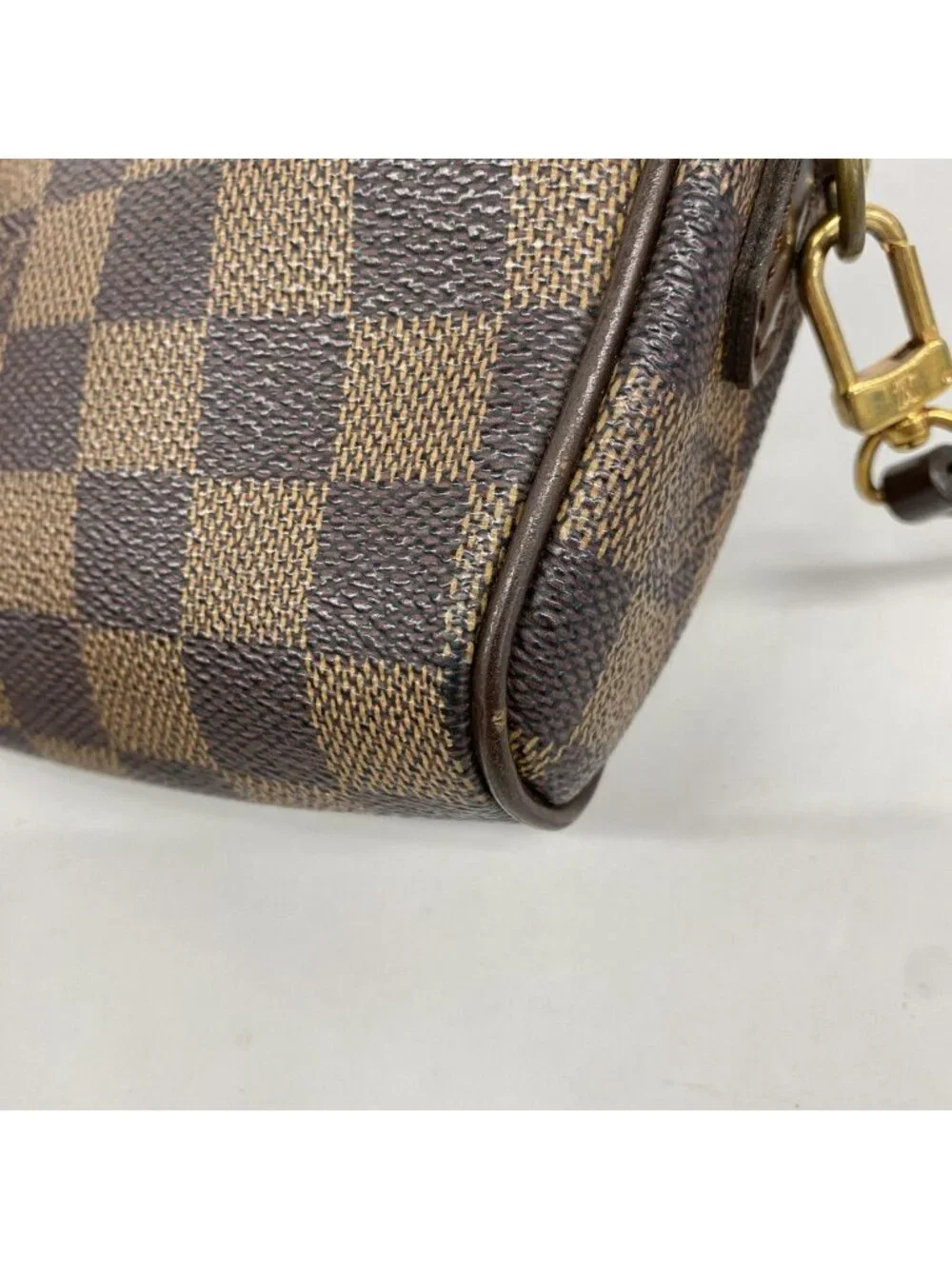 Louis Vuitton Shoulder Bag Damier Pochette Ipanema Ebene - Picture 7 of 10